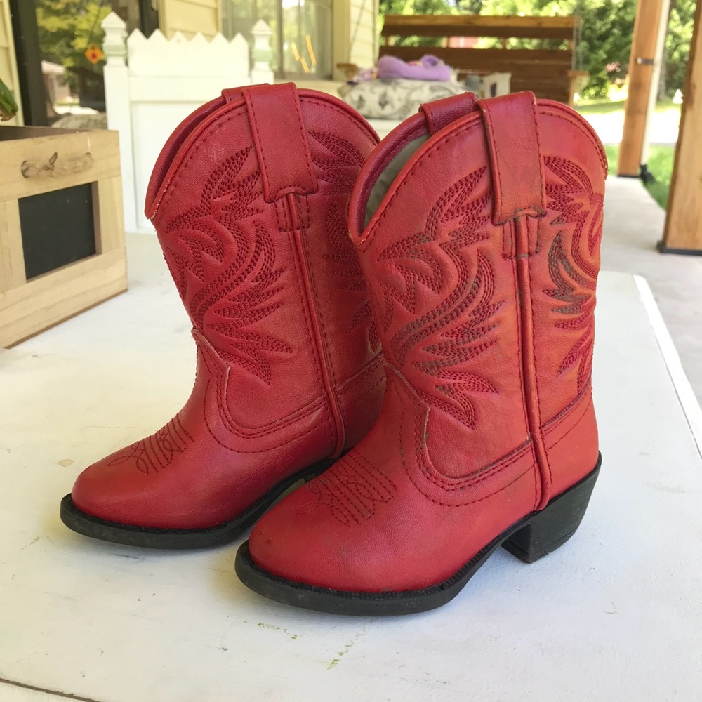 Red Austin Cowgirl Boots